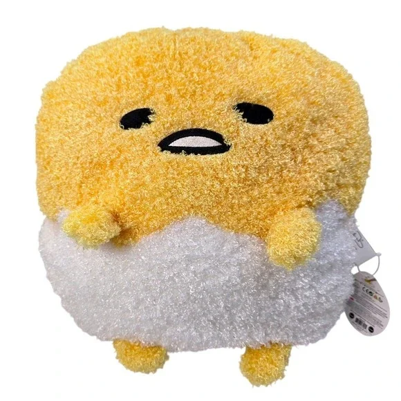 GUND Sanrio Gudetama Deluxe Egg In Shell 17" Plush The Lazy Egg NWT #6054303 - Picture 1 of 9